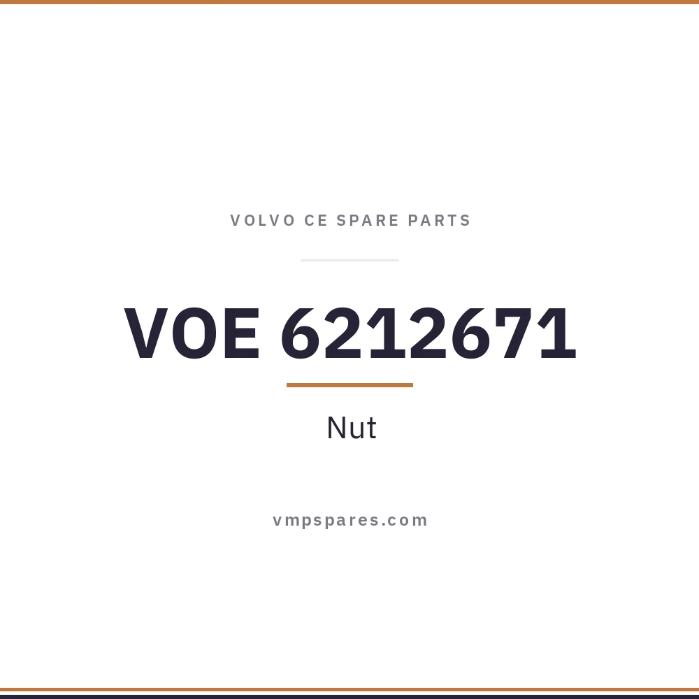 VOE 6212671 – Nut