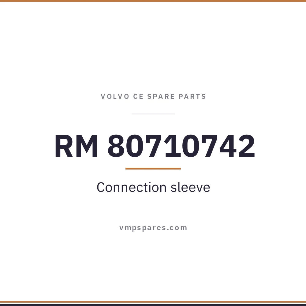 RM 80710742 – Connection sleeve