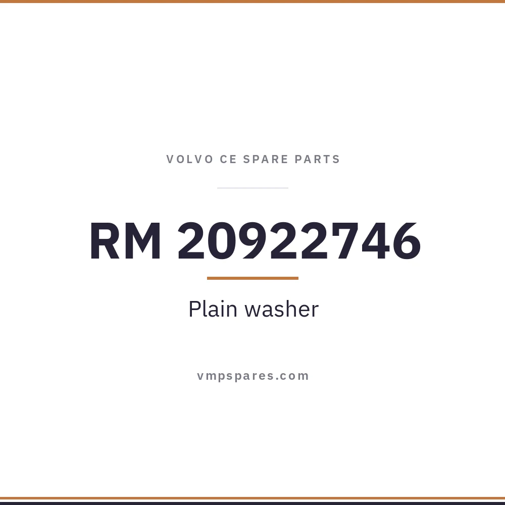 RM 20922746 – Plain washer