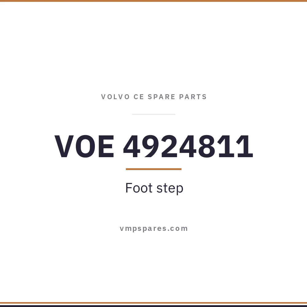 VOE 4924811 – Foot step