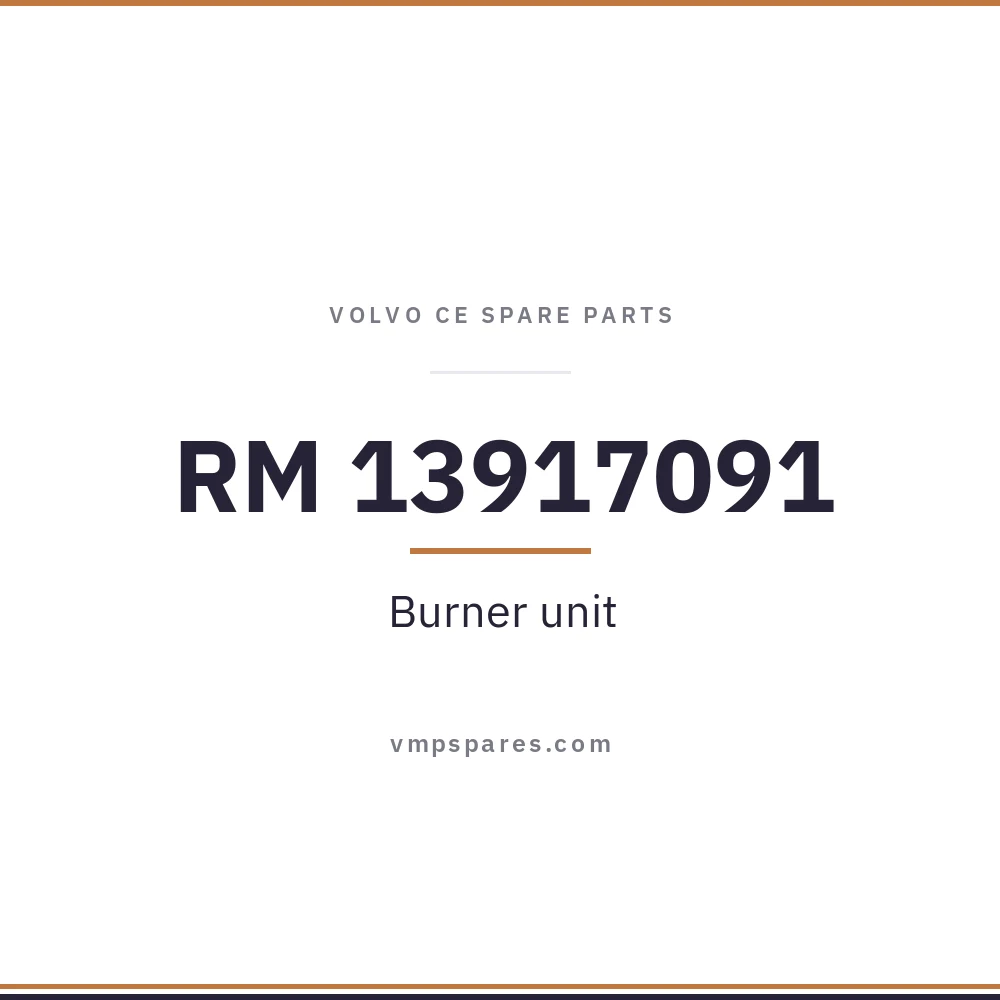RM 13917091 – Burner unit