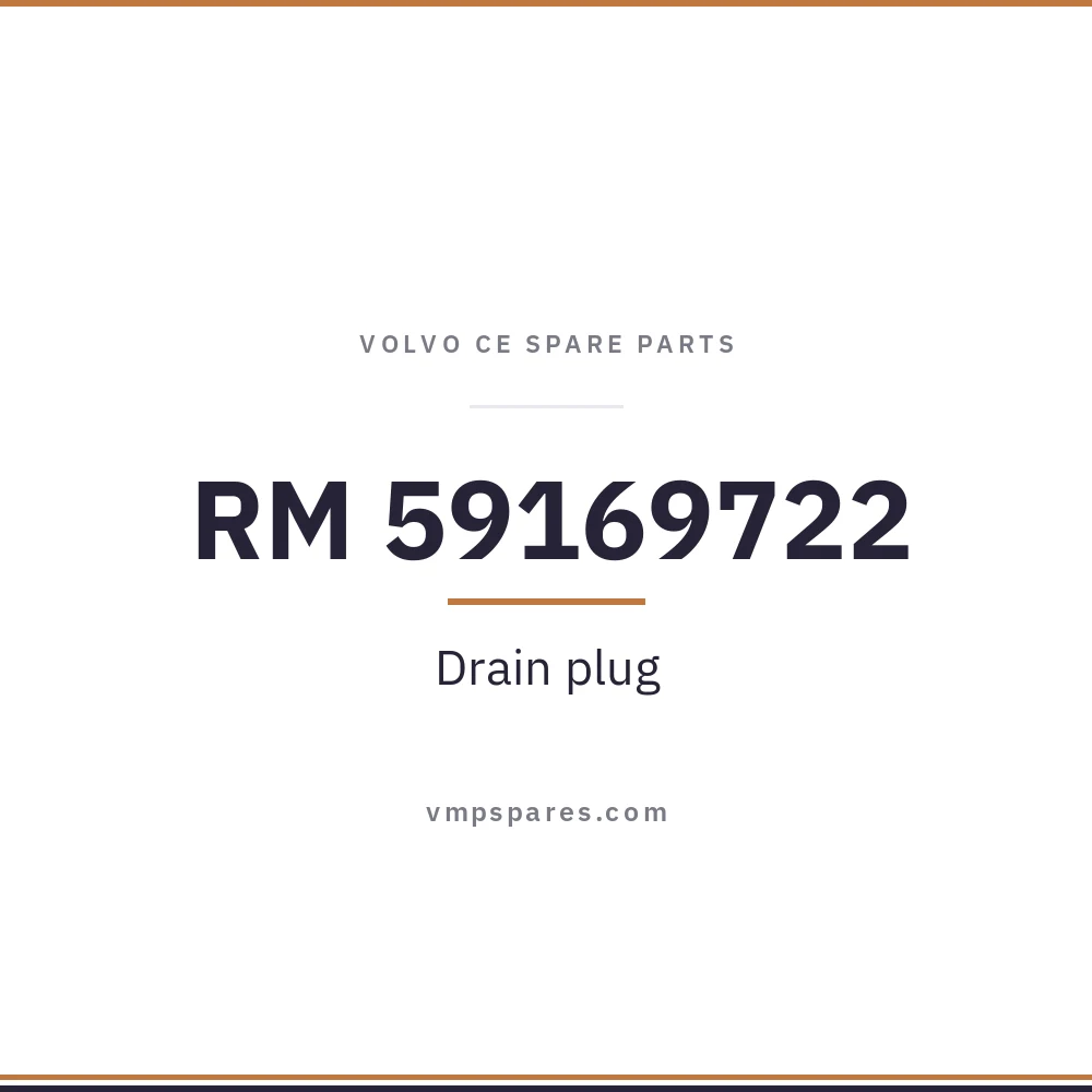 RM 59169722 – Drain plug