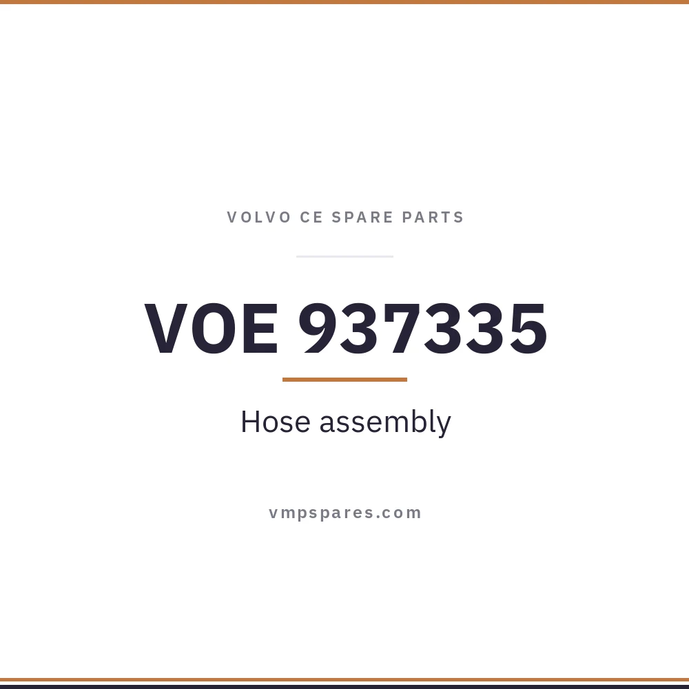 VOE 937335 – Hose assembly