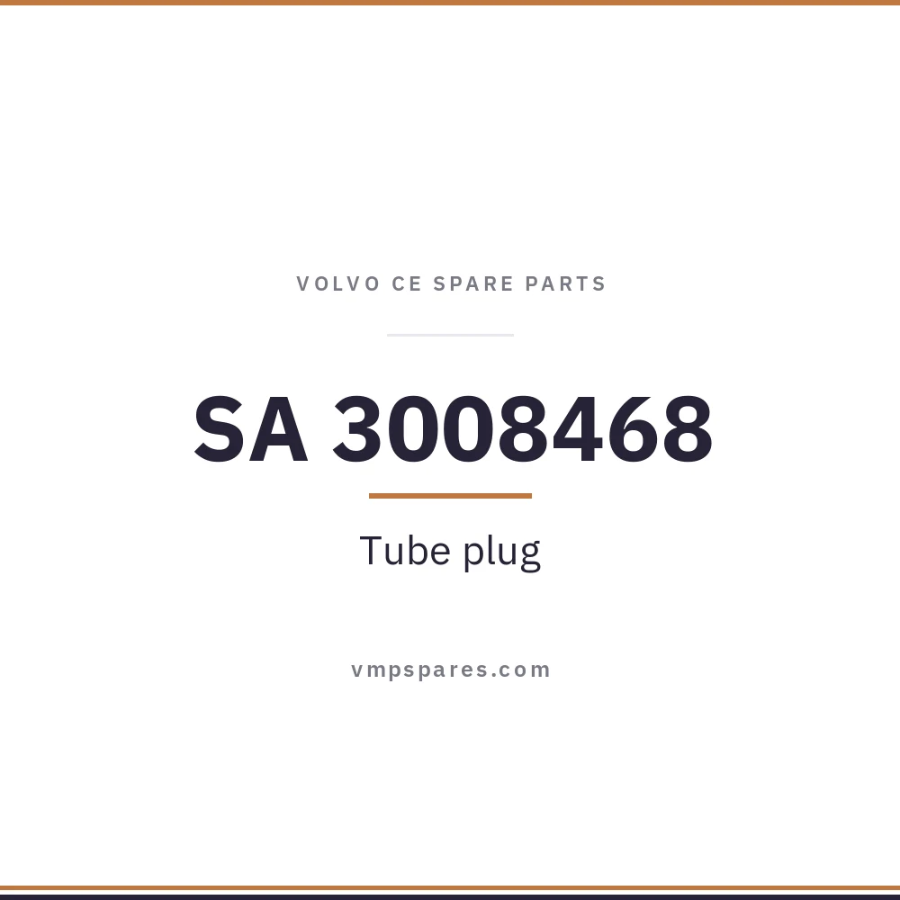 SA 3008468 – Tube plug