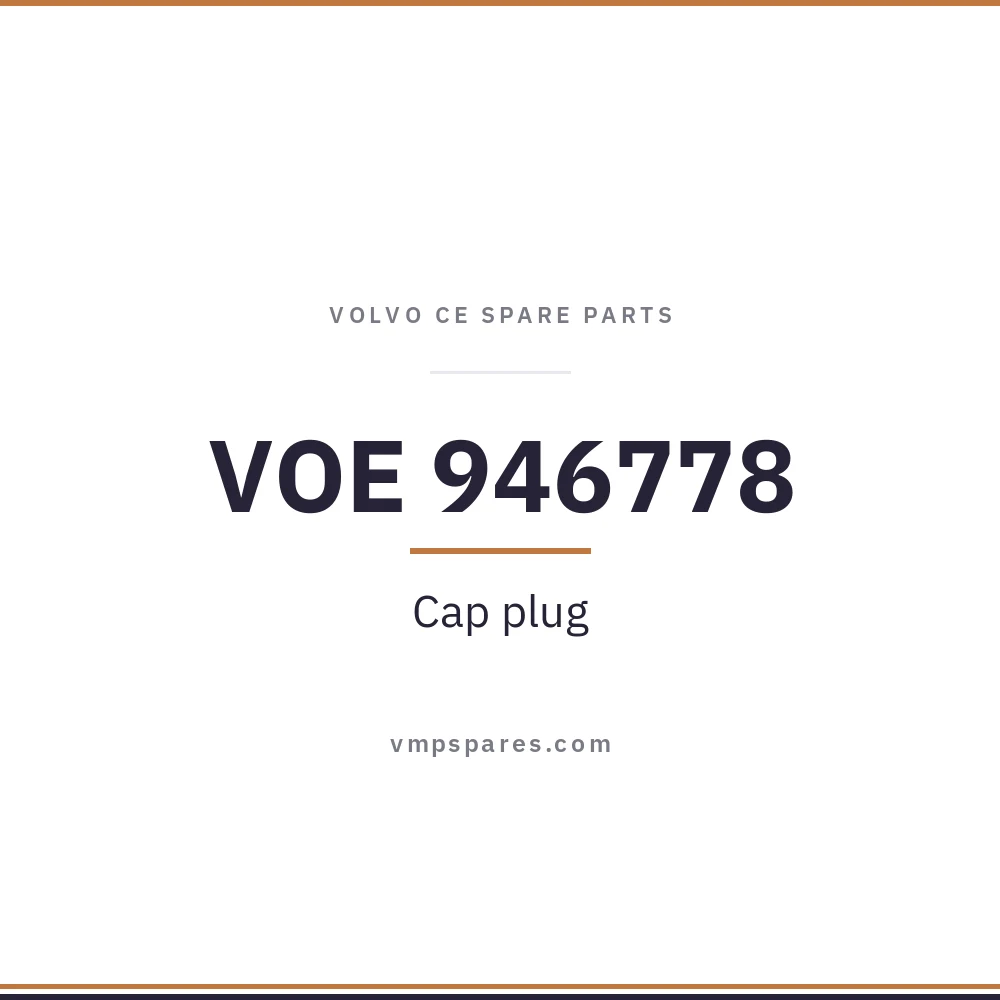 VOE 946778 – Cap plug