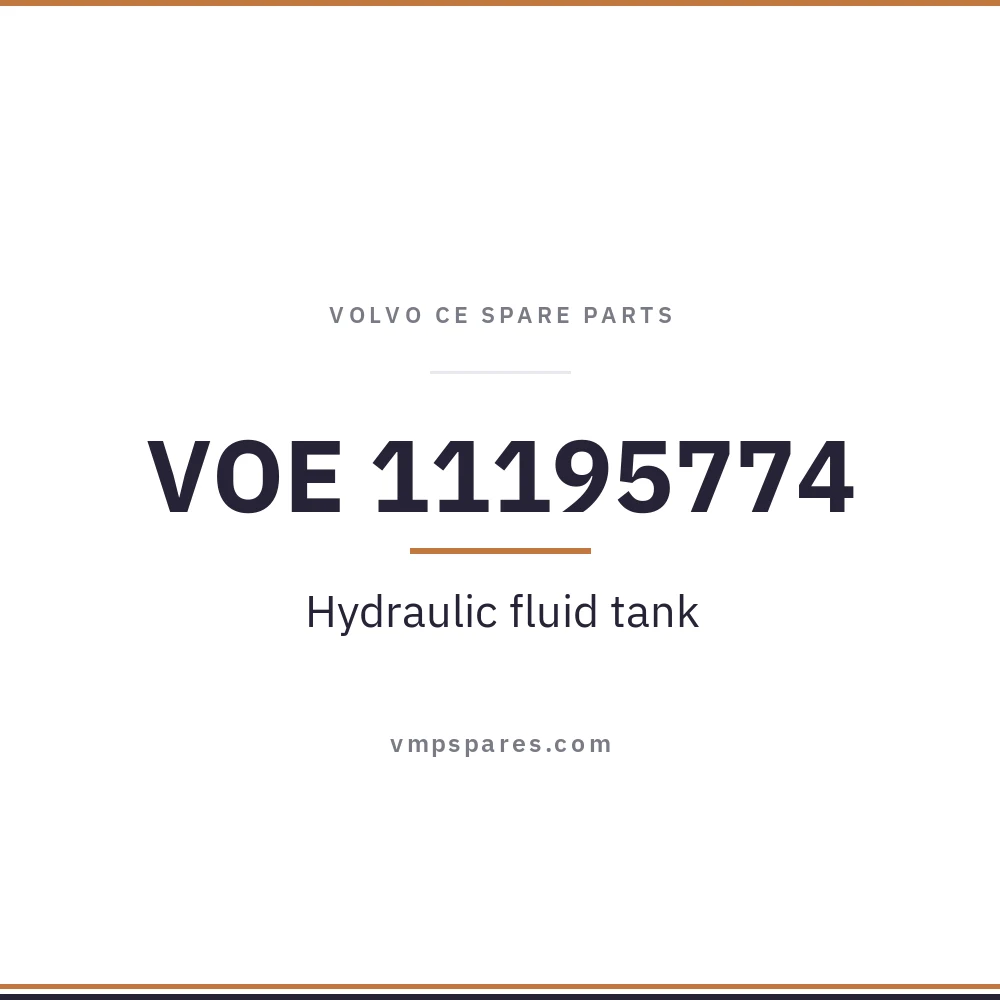 VOE 11195774 – Hydraulic fluid tank