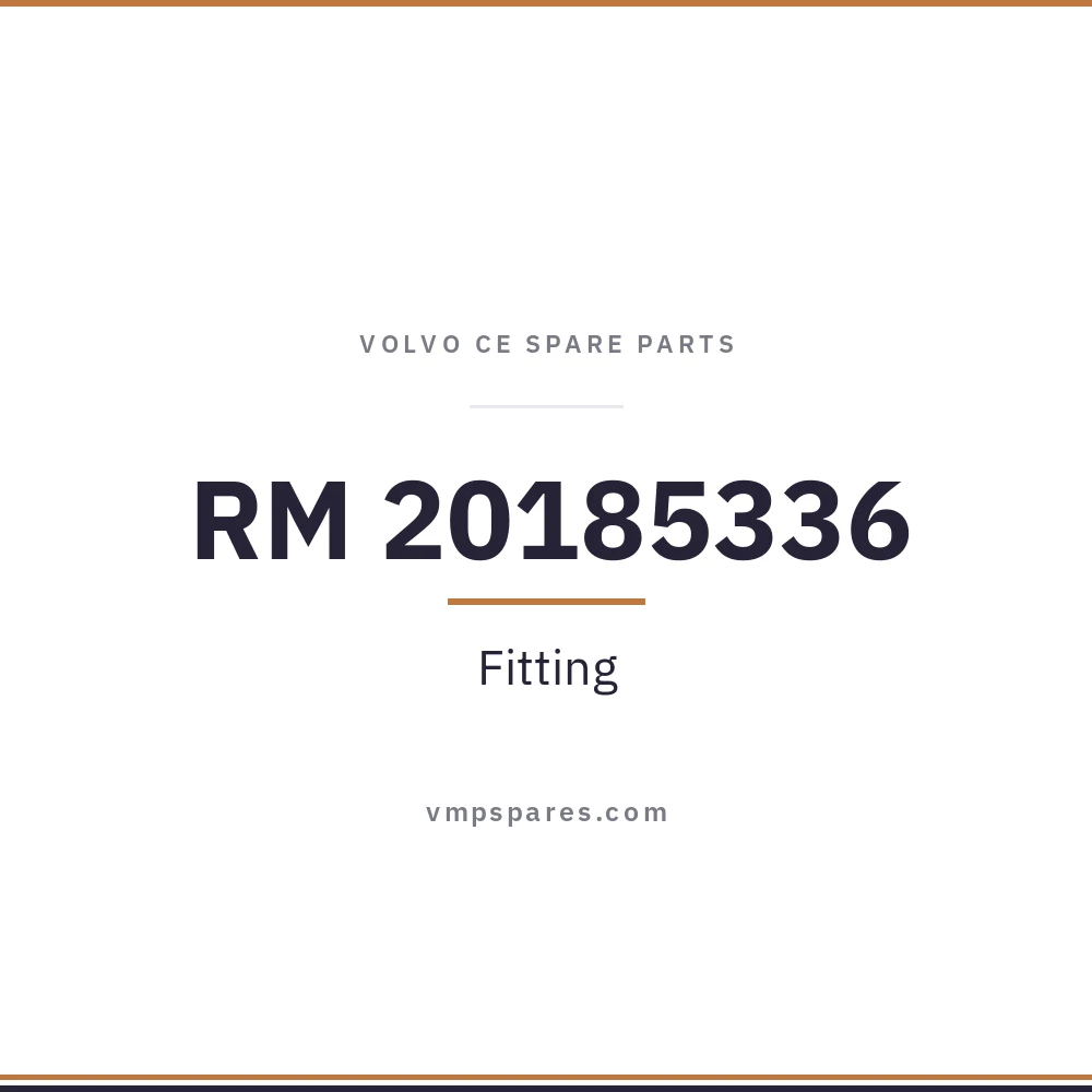 RM 20185336 – Fitting