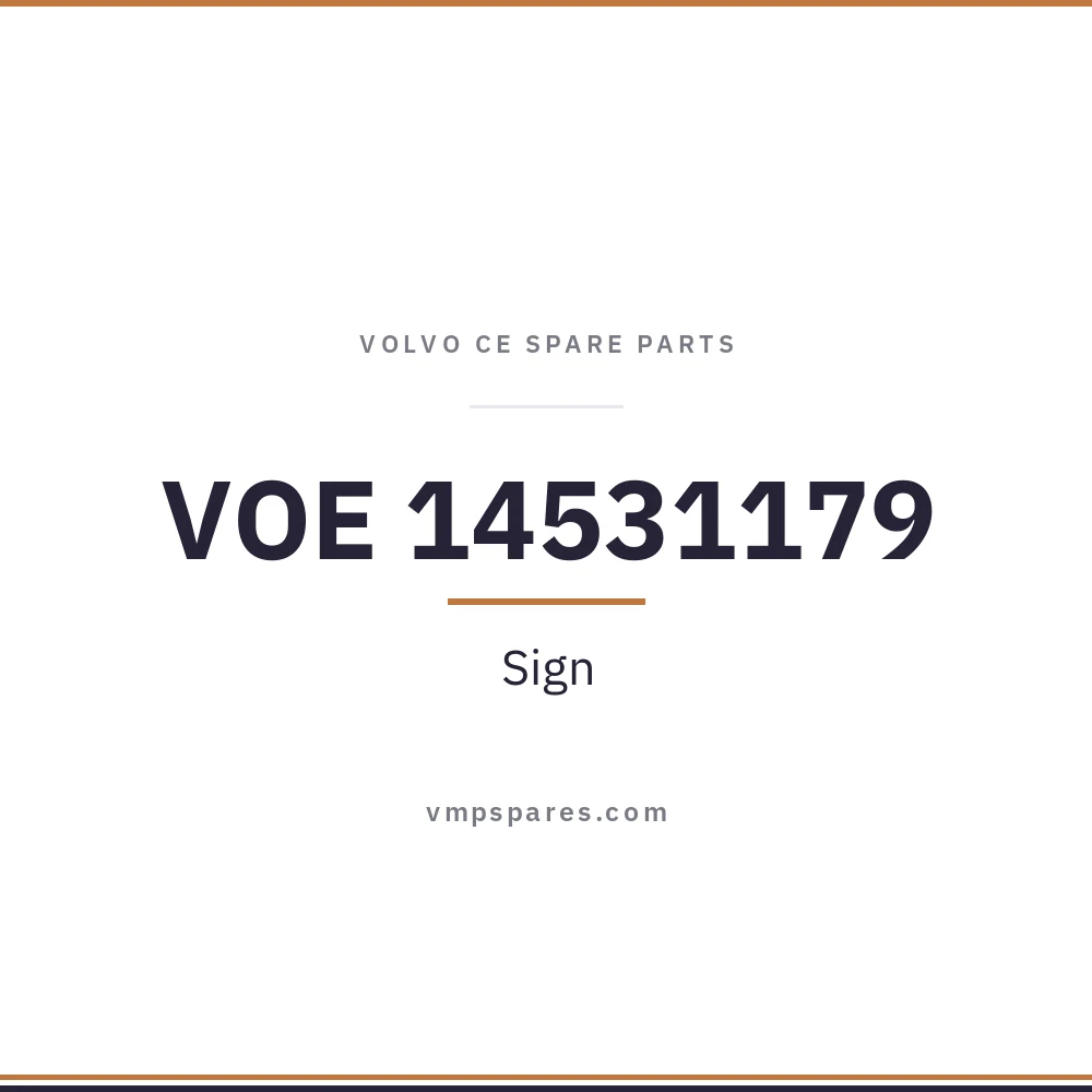 VOE 14531179 – Sign