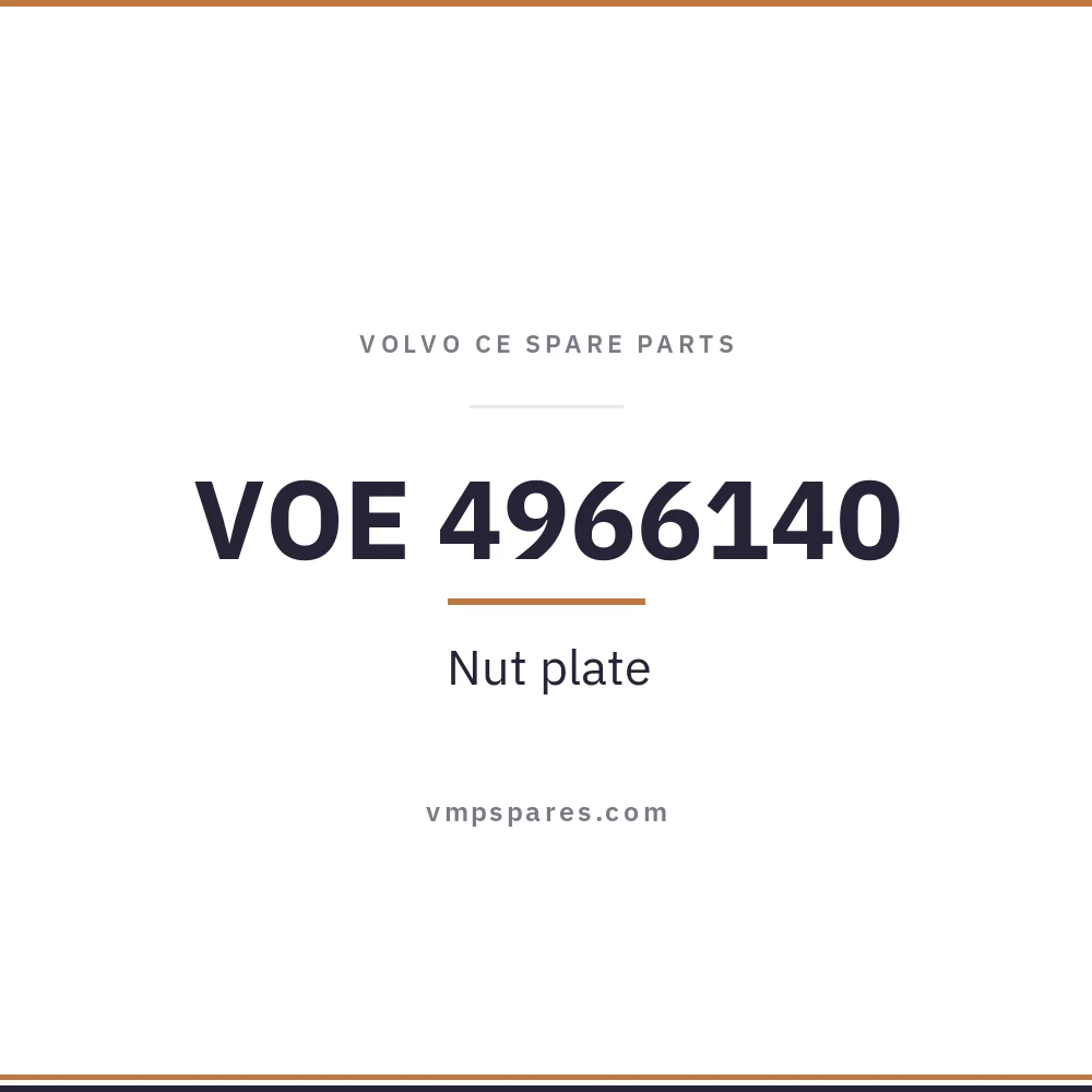 VOE 4966140 – Nut plate