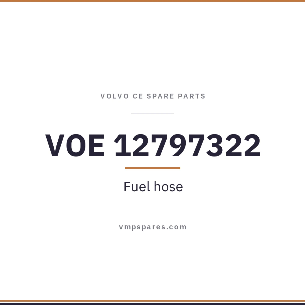 VOE 12797322 – Fuel hose