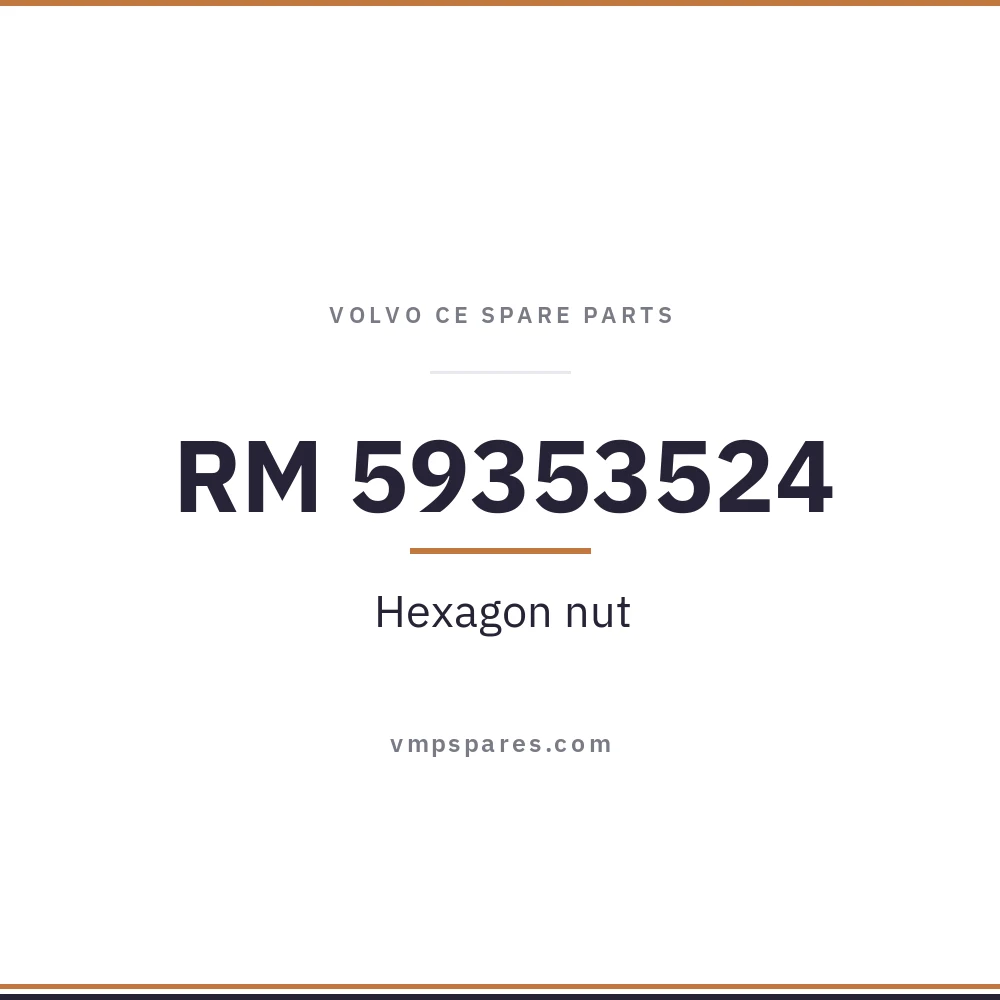 RM 59353524 – Hexagon nut