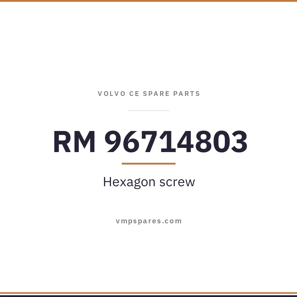 RM 96714803 – Hexagon screw