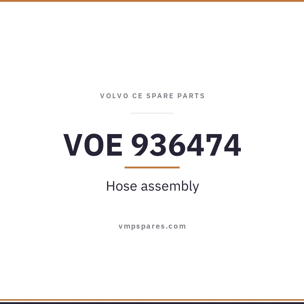 VOE 936474 – Hose assembly
