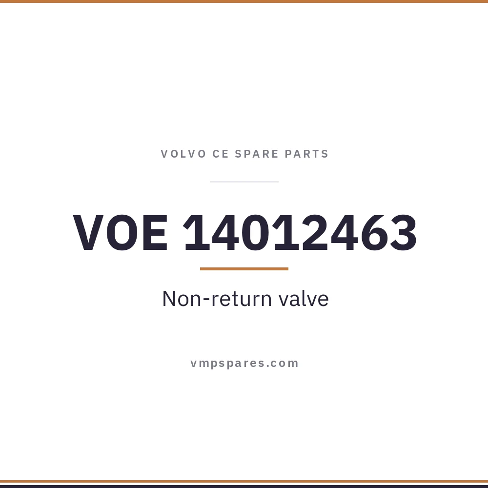 VOE 14012463 – Non-return valve
