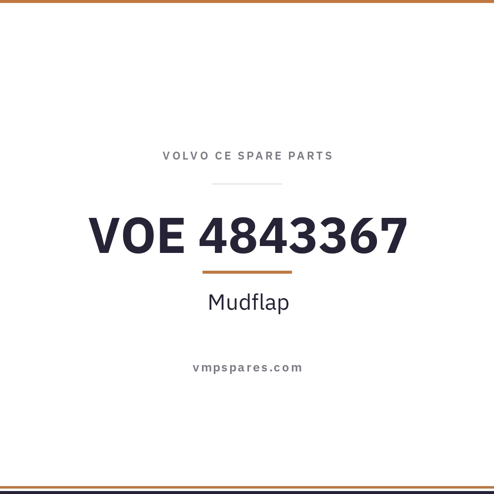VOE 4843367 – Mudflap