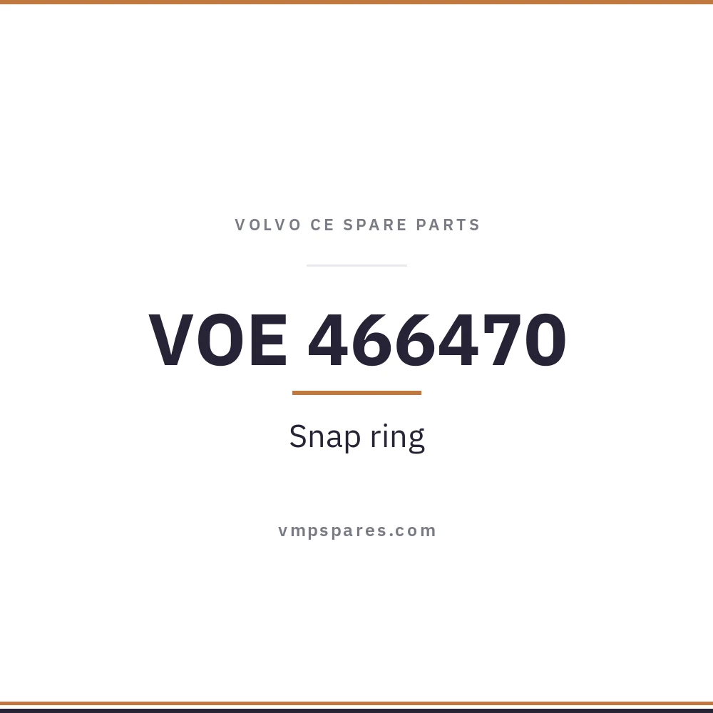 VOE 466470 – Snap ring