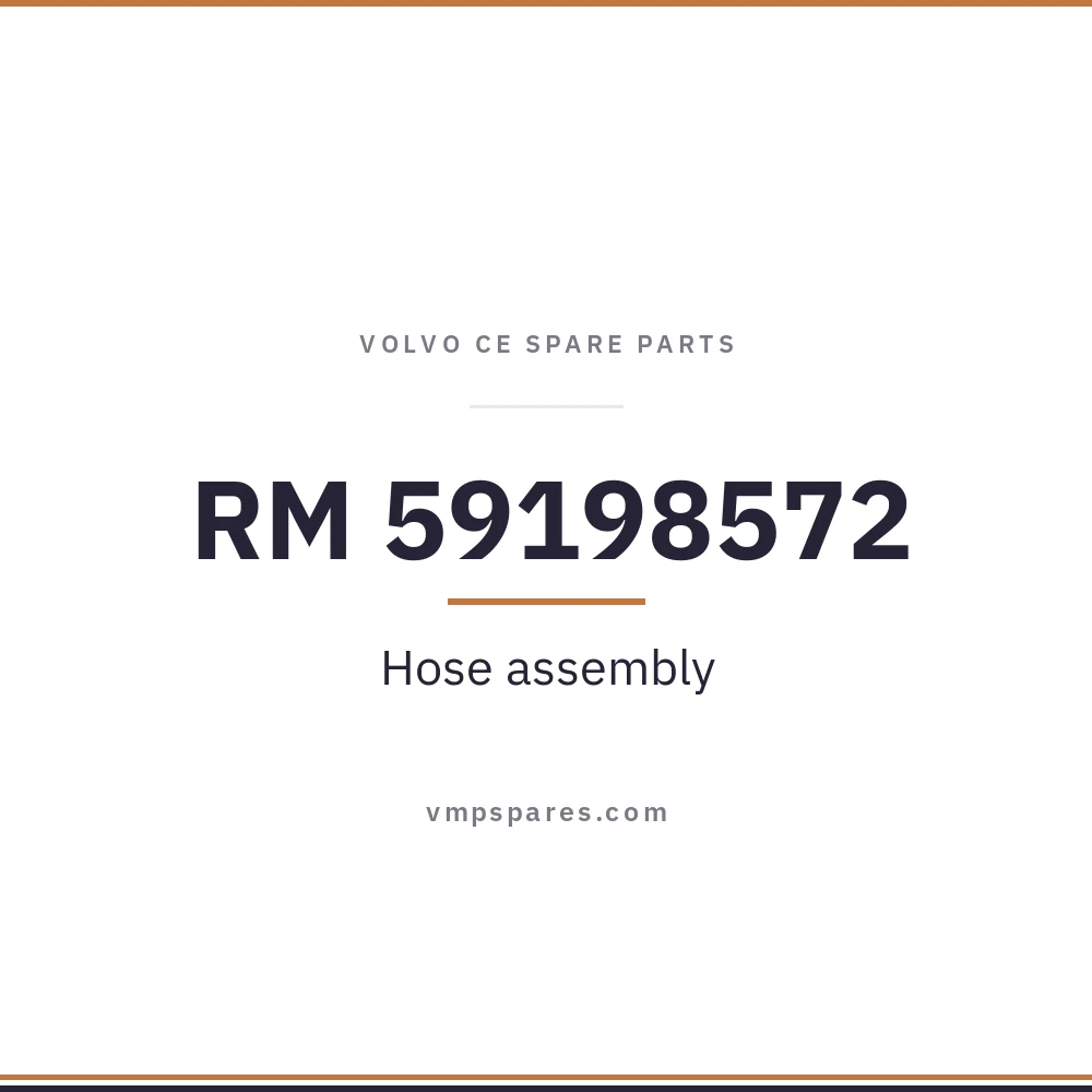 RM 59198572 – Hose assembly