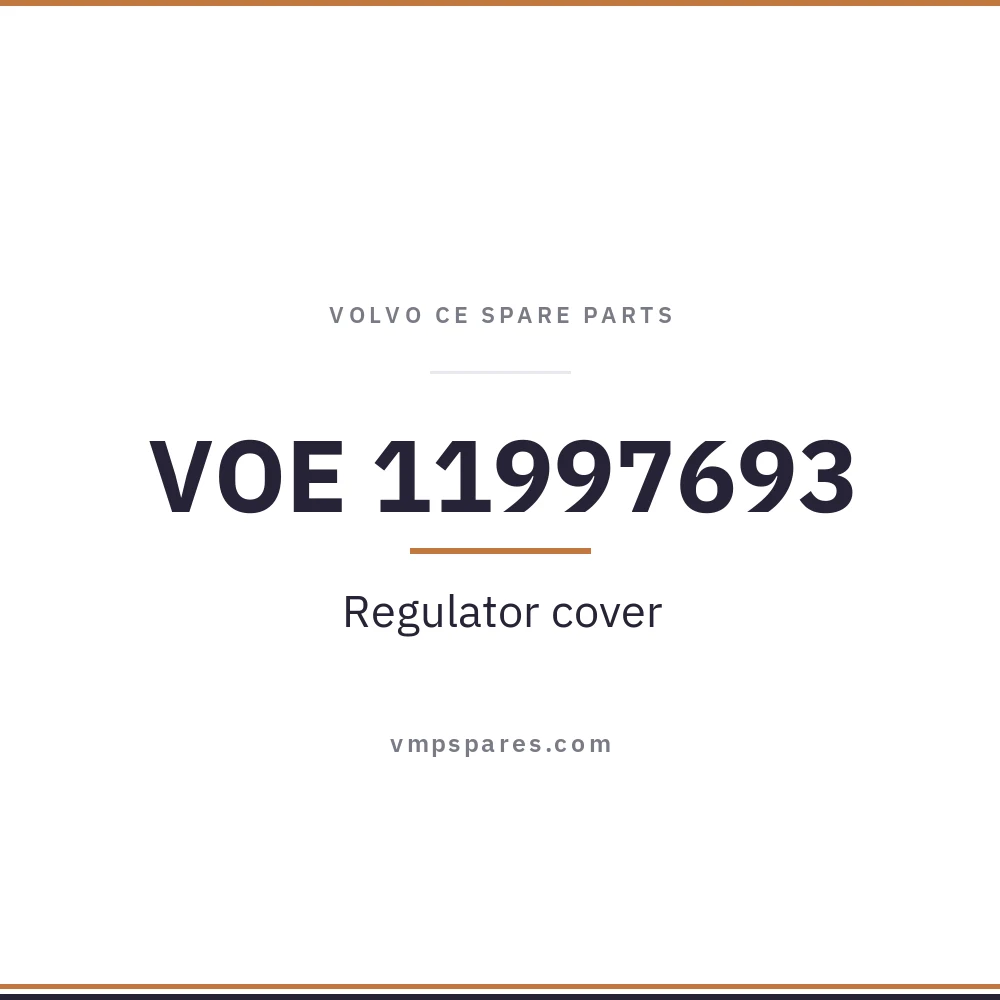 VOE 11997693 – Regulator cover