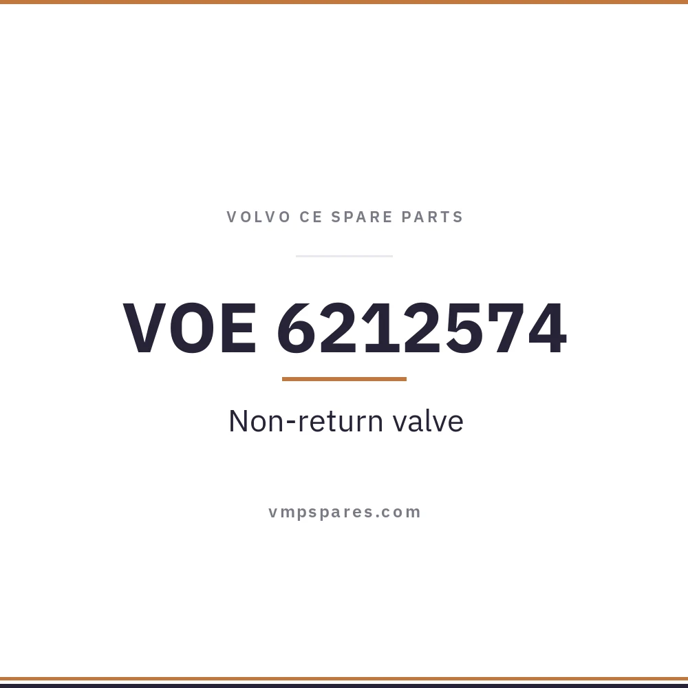VOE 6212574 – Non-return valve