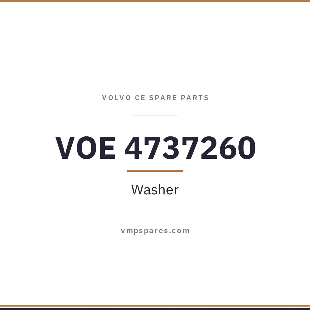 VOE 4737260 – Washer