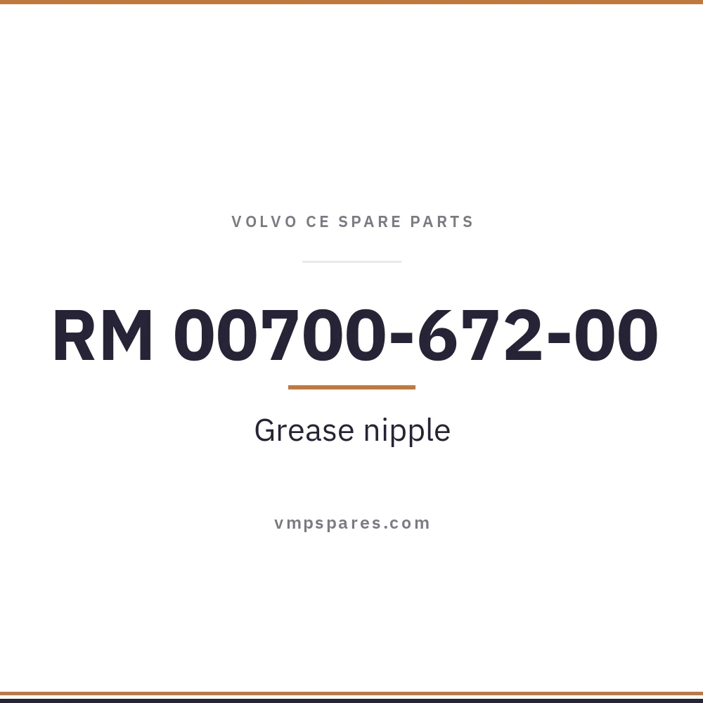 RM 00700-672-00 – Grease nipple