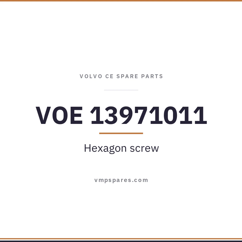 VOE 13971011 – Hexagon screw