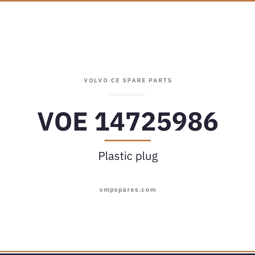 VOE 14725986 – Plastic plug