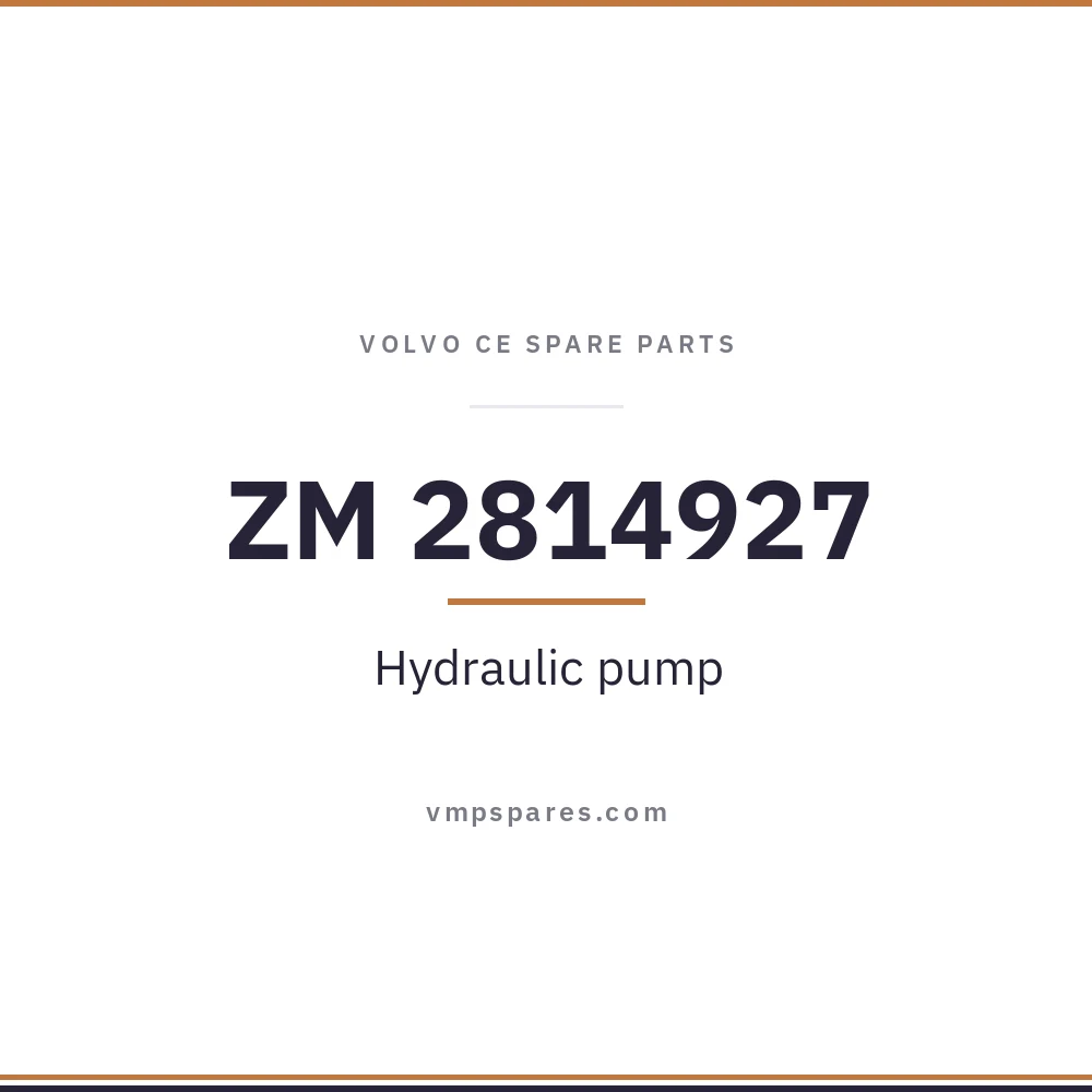 ZM 2814927 – Hydraulic pump
