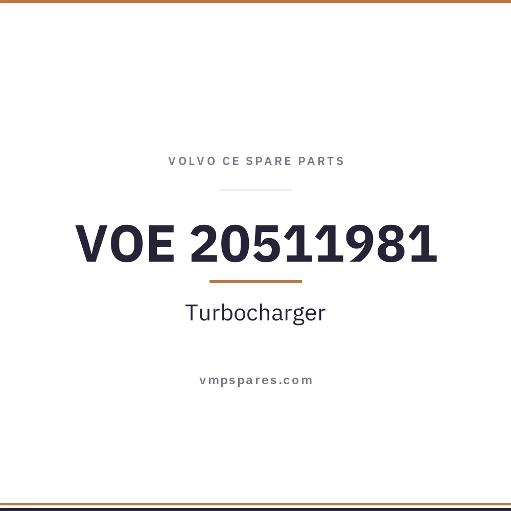 VOE 20511981 – Turbocharger