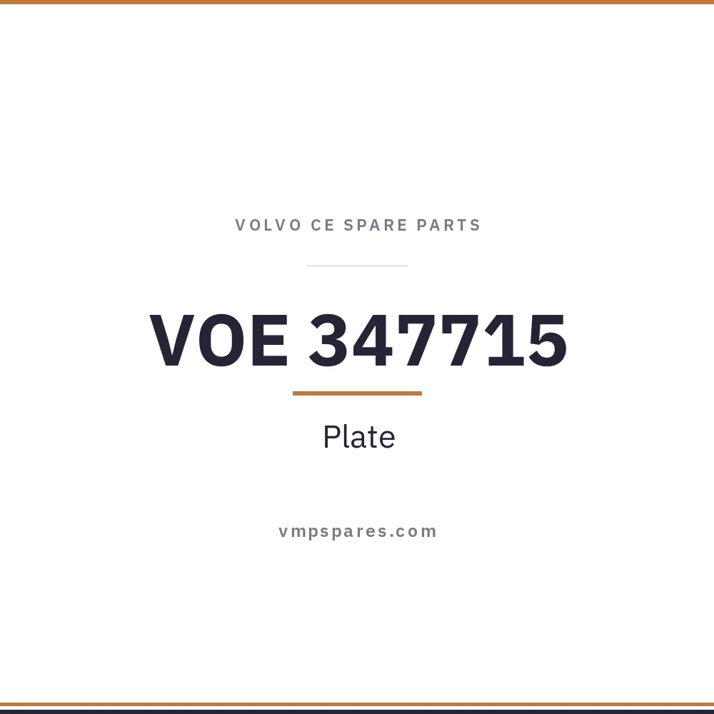VOE 347715 – Plate
