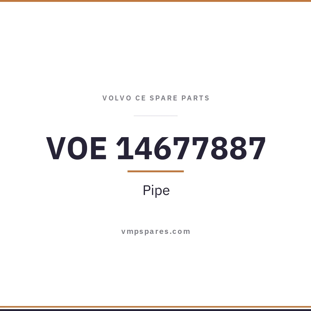 VOE 14677887 – Pipe
