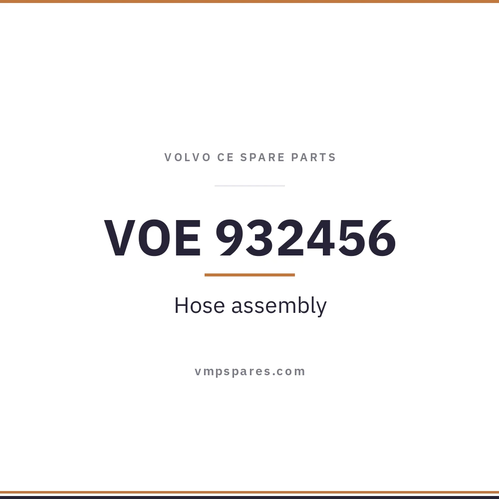 VOE 932456 – Hose assembly