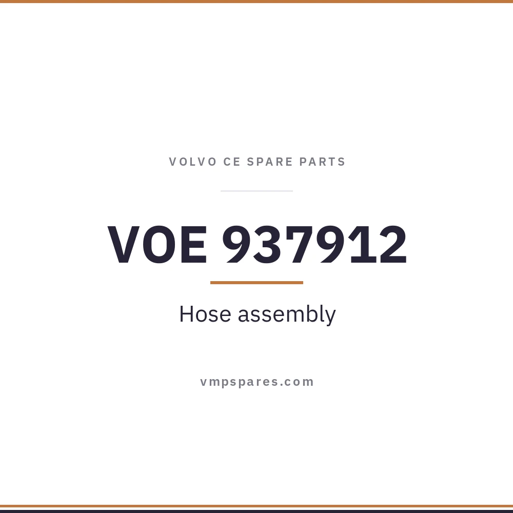 VOE 937912 – Hose assembly