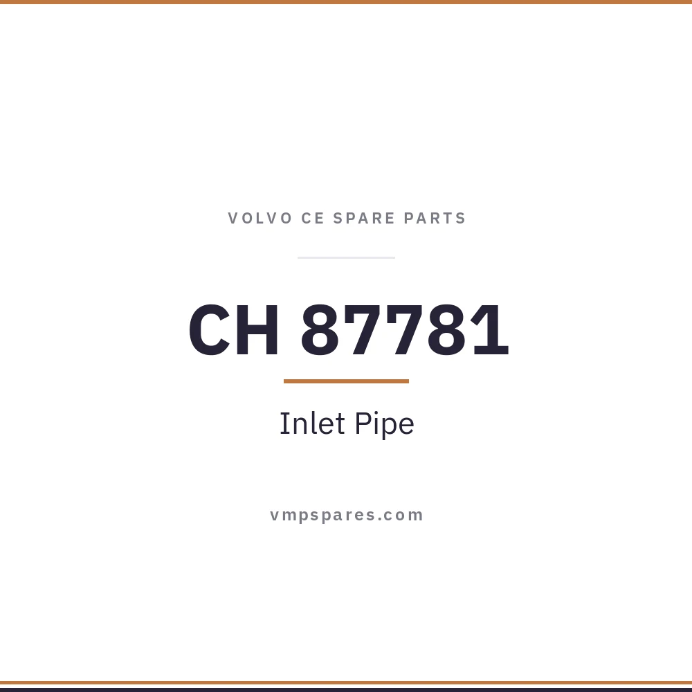 CH 87781 – Inlet Pipe