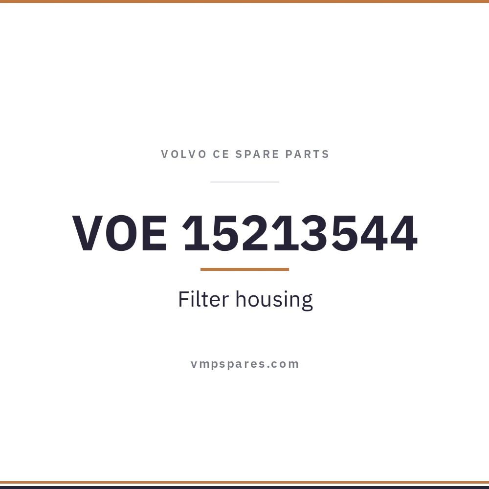 VOE 15213544 – Filter housing