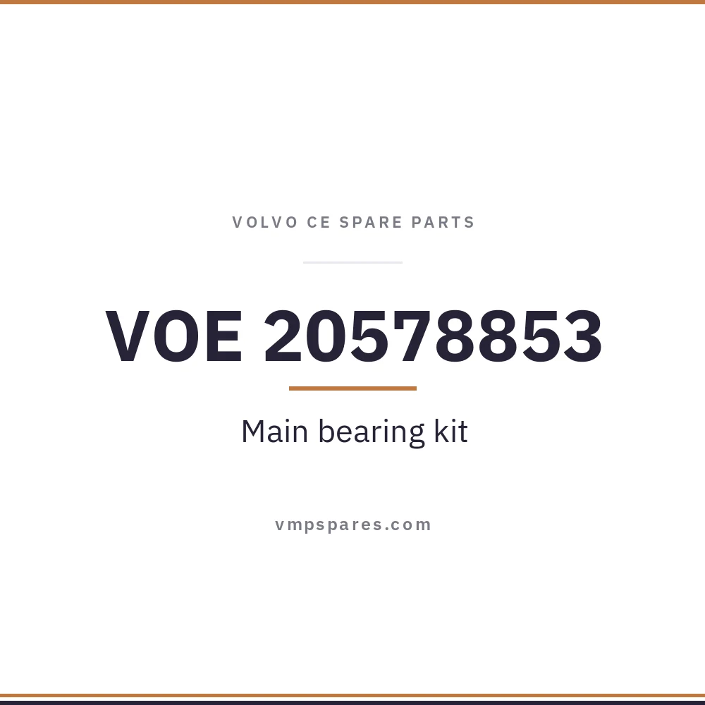 VOE 20578853 – Main bearing kit