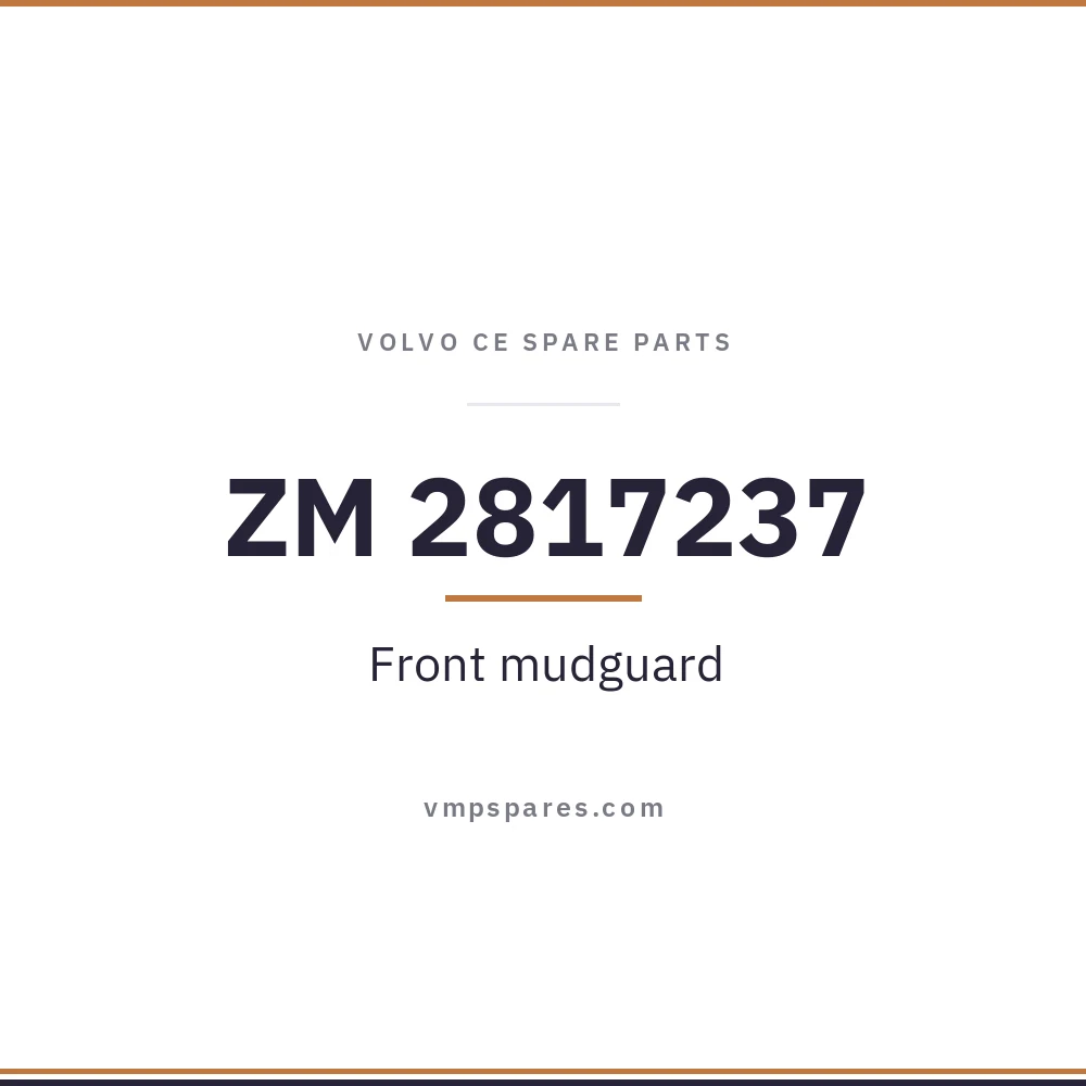 ZM 2817237 – Front mudguard