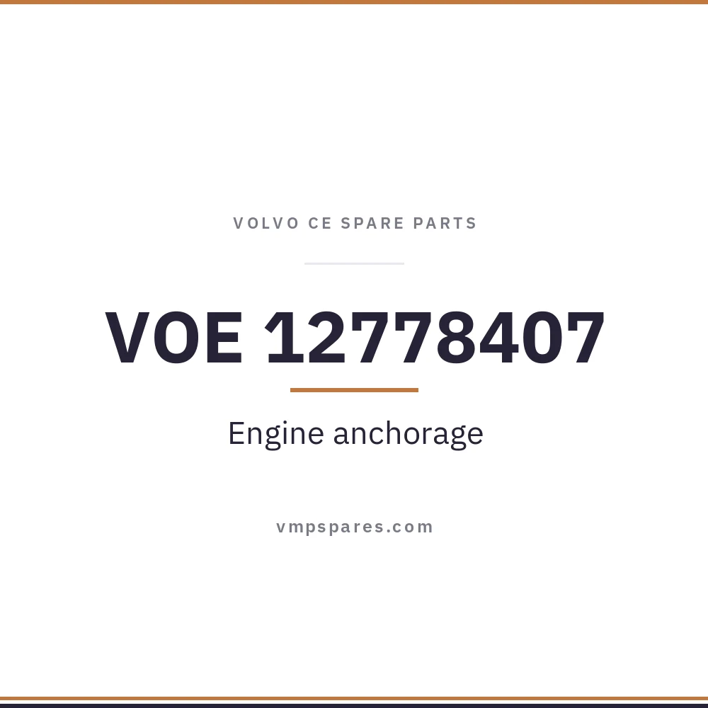 VOE 12778407 – Engine anchorage
