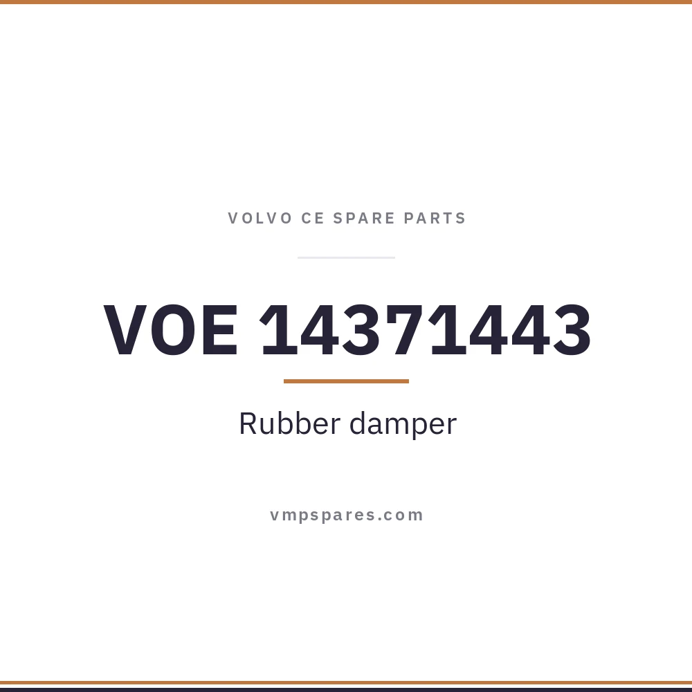 VOE 14371443 – Rubber damper