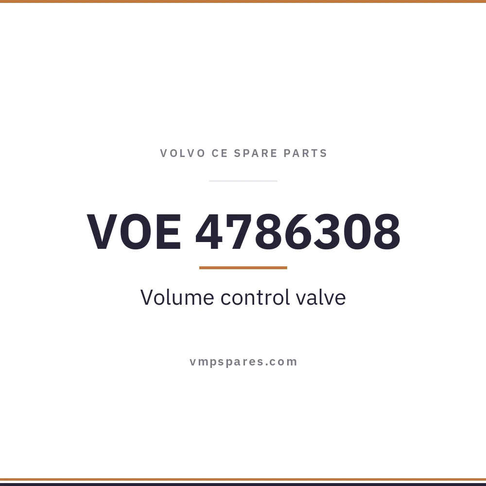 VOE 4786308 – Volume control valve