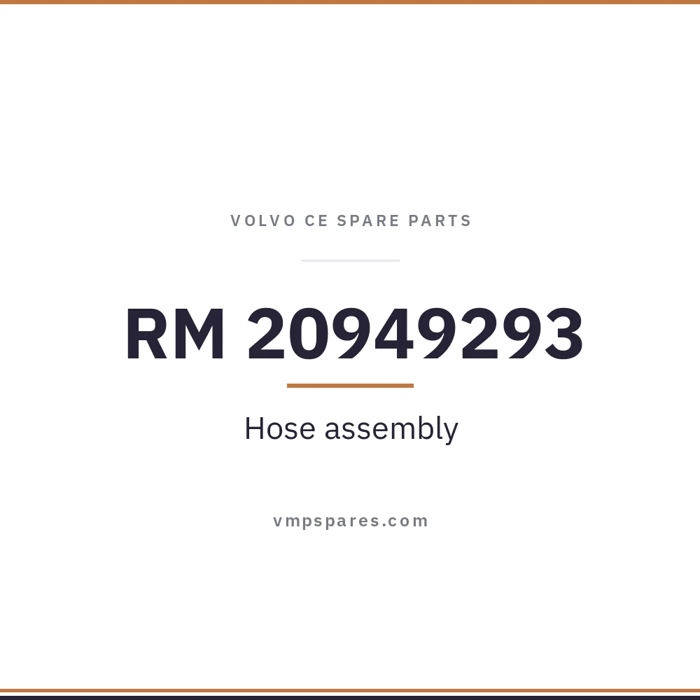 RM 20949293 – Hose assembly