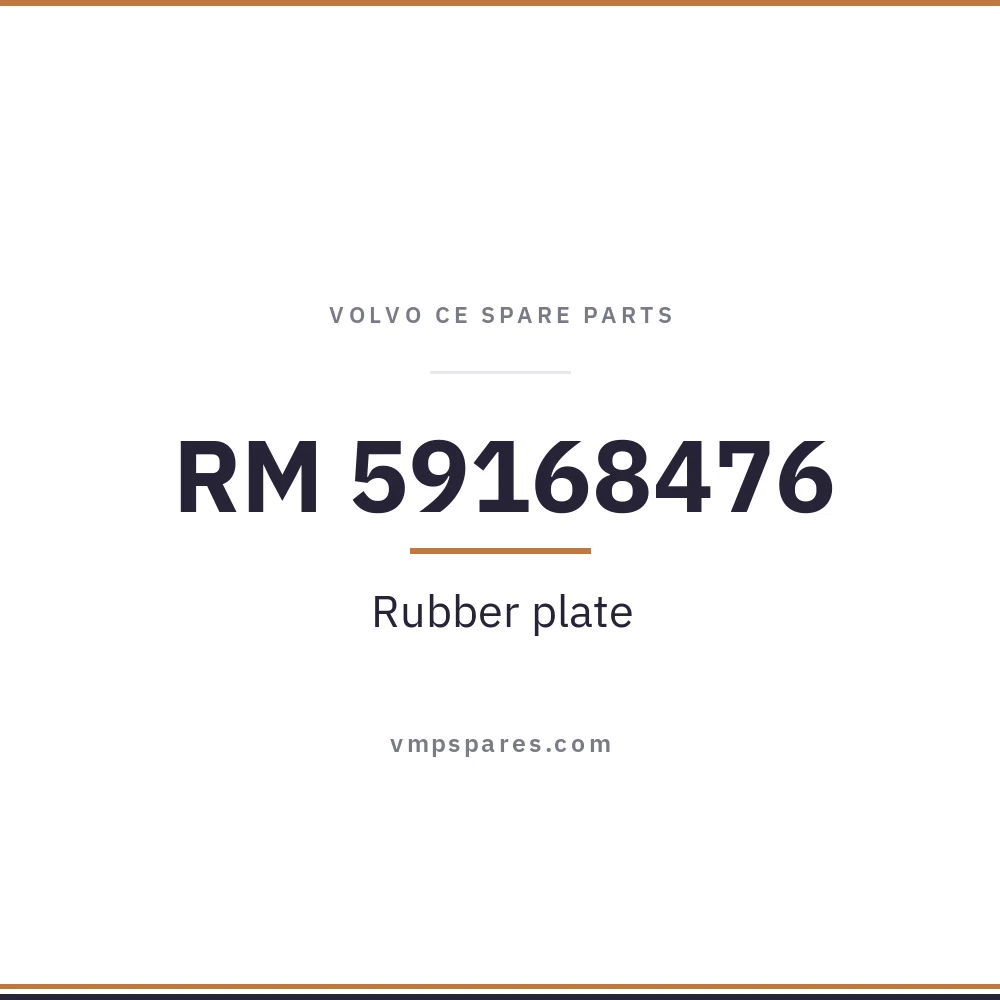 RM 59168476 – Rubber plate