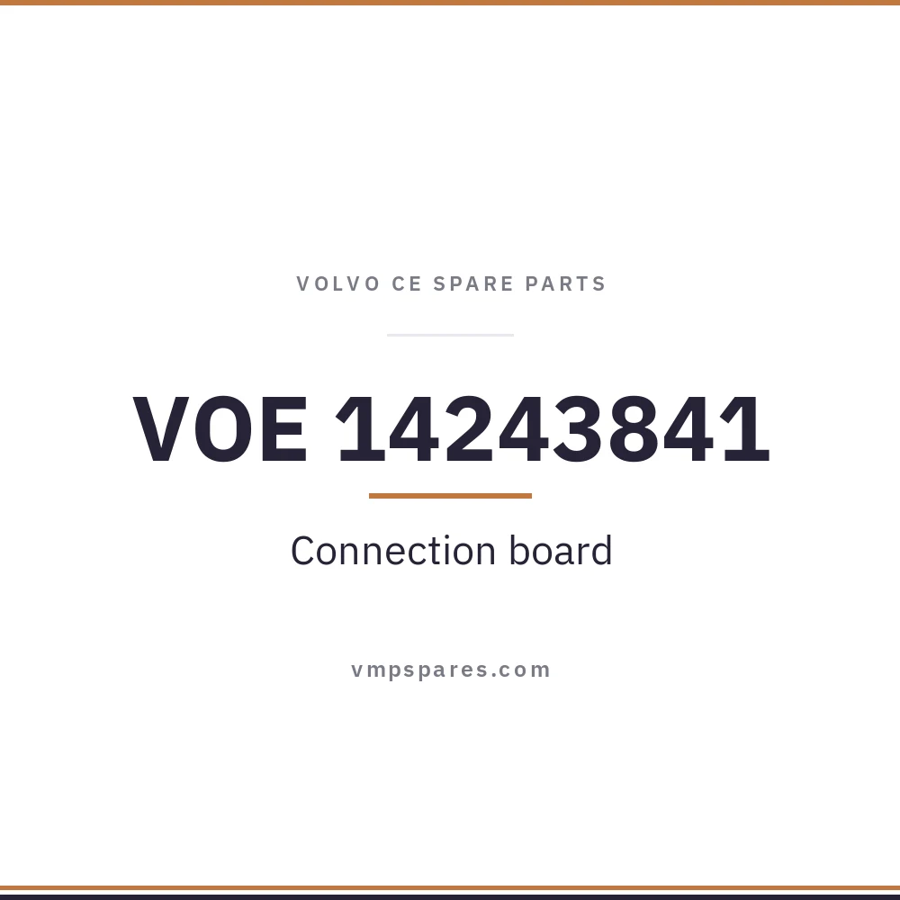 VOE 14243841 – Connection board