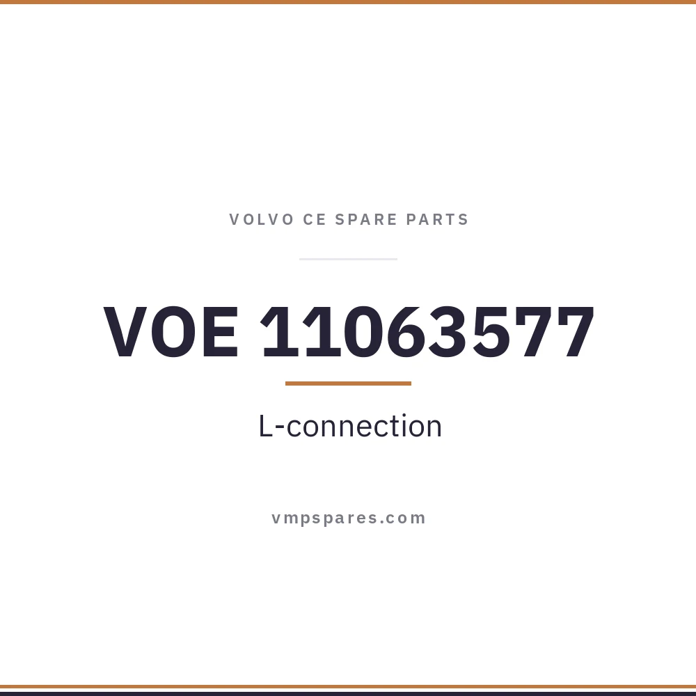 VOE 11063577 – L-connection