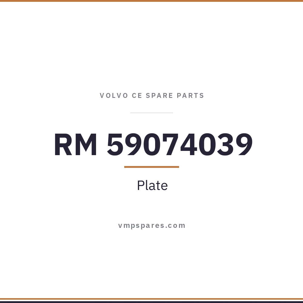 RM 59074039 – Plate