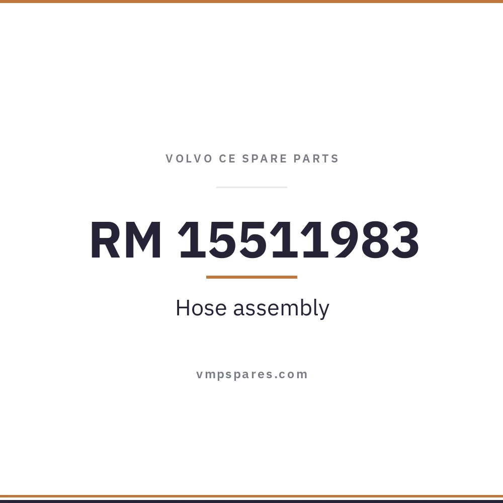 RM 15511983 – Hose assembly