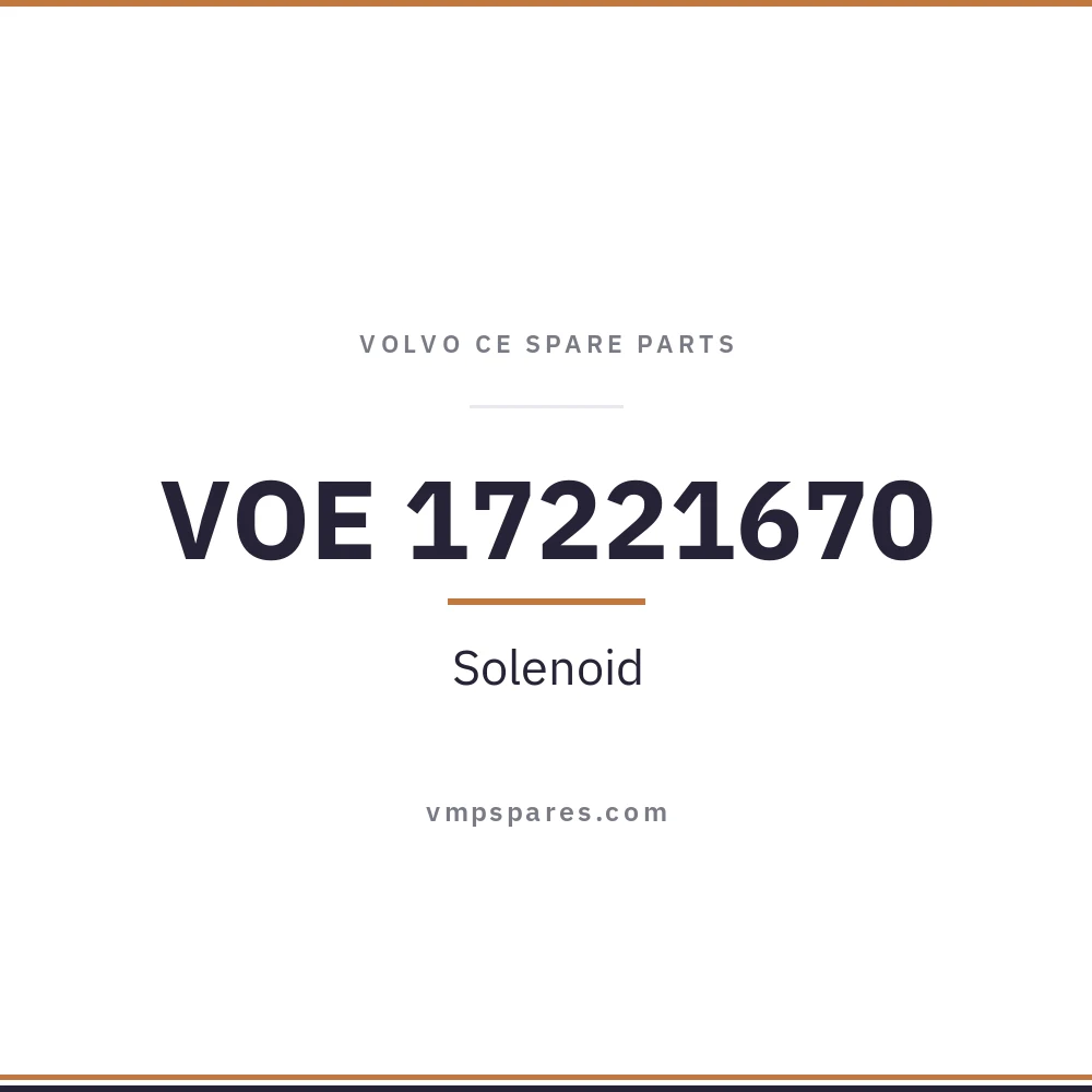 VOE 17221670 – Solenoid