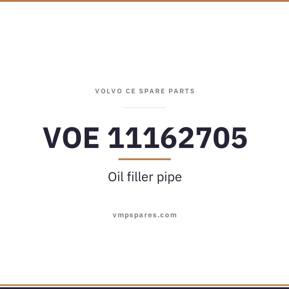 VOE 11162705 – Oil filler pipe