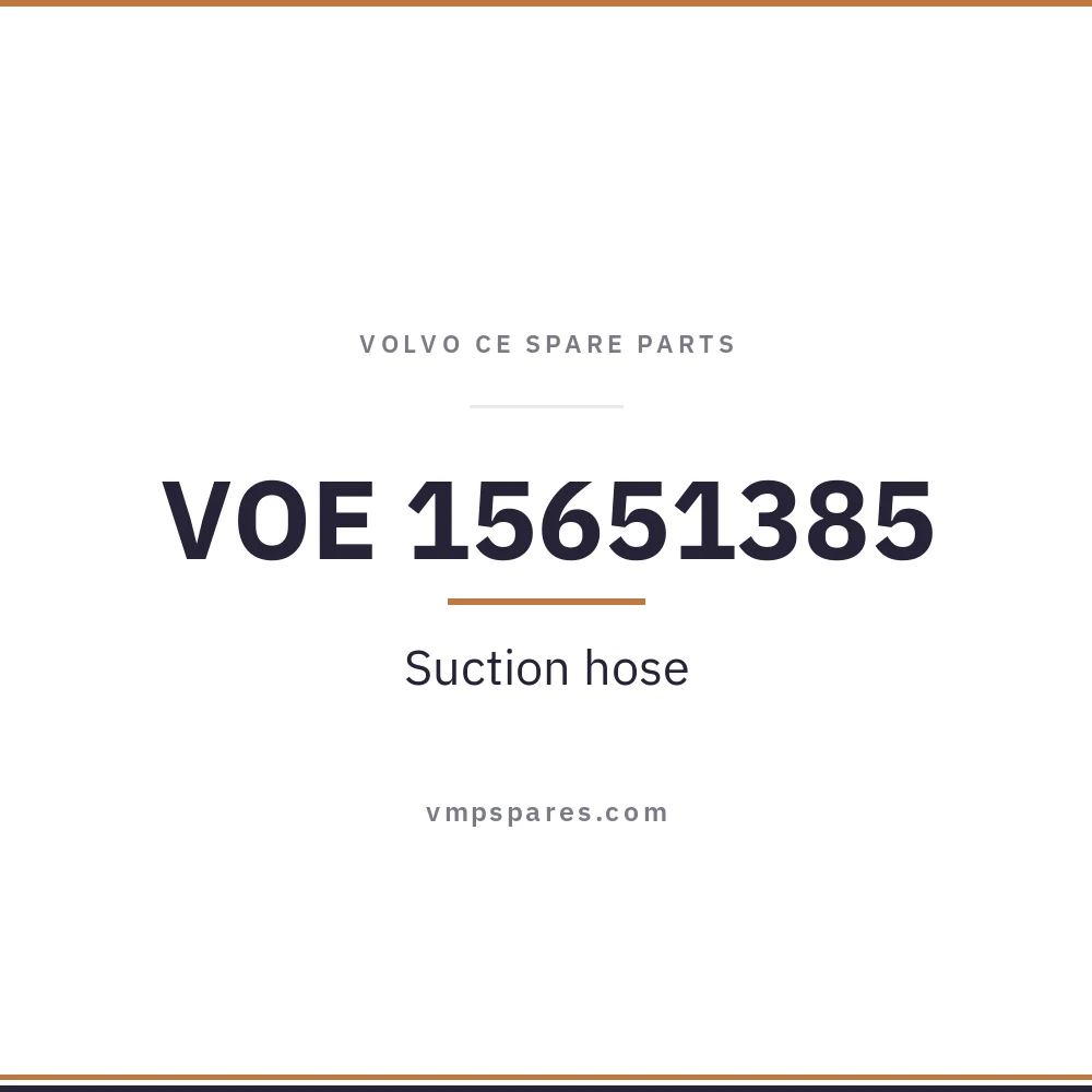 VOE 15651385 – Suction hose