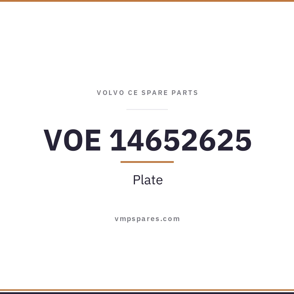 VOE 14652625 – Plate